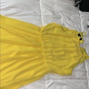 Yellow sun dress
